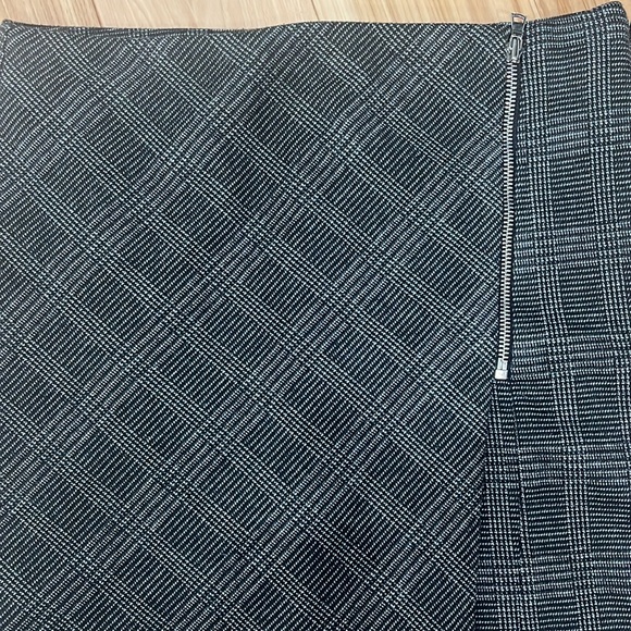 Plaid faux wrap front mini skirt - like new! - Picture 2 of 4